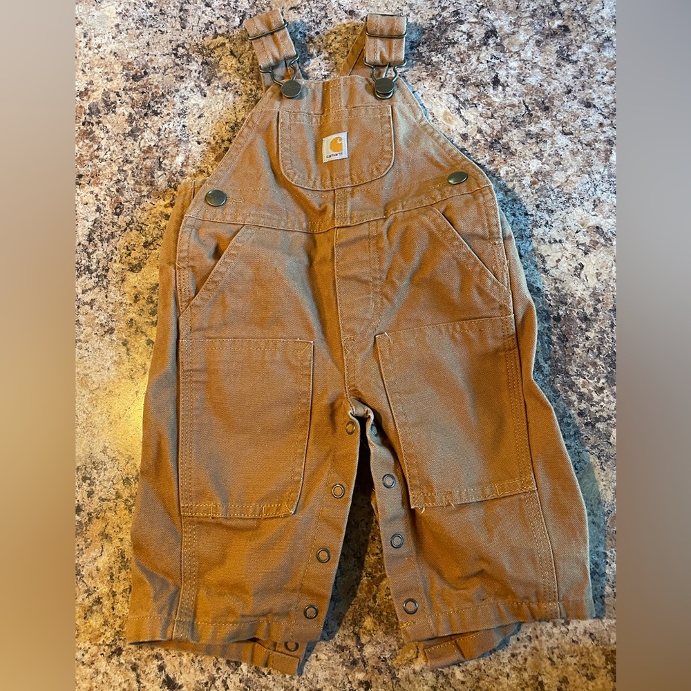 Carhartt Baby (3month) Tan Overalls